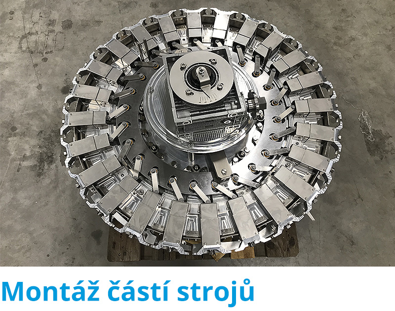 Montáž částí strojů